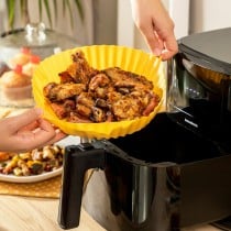 Paniers en Silicone avec Pinceau pour Friteuses à Air Mollicon InnovaGoods 2 Unités