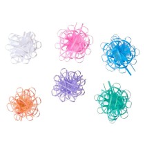 Boucles Pincello 11 PVC 5,8 cm Multicouleur (12 Unités)