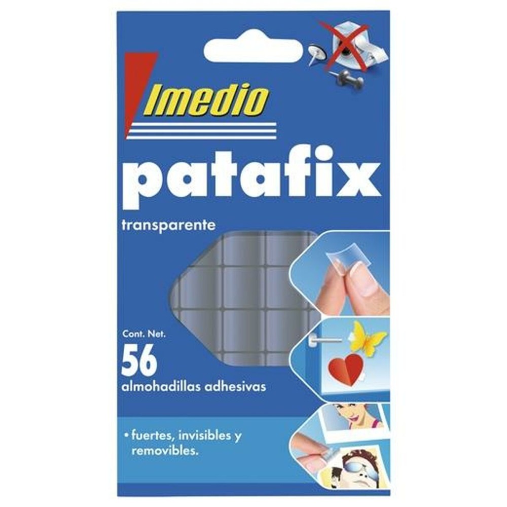 Adhésifs Imedio Patafix Double face Transparent (12 Unités)