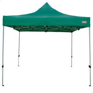 Tonnelle Aktive Pliable Hauteur réglable Acier Polyester 420D Oxford Vert 300 x 320 x 300 cm