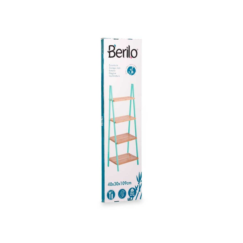 Bathroom Shelves Berilo WR5504-4-427 Natural Mint 40 x 109,3 x 30 cm