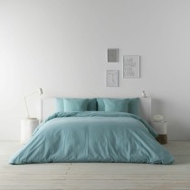 Housse de Couette Naturals LINO BLANCO Vert 143 x 200 cm