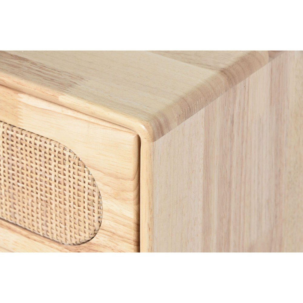 Buffet DKD Home Decor Naturel Métal Bois d'hévéa 73,5 x 35 x 78 cm