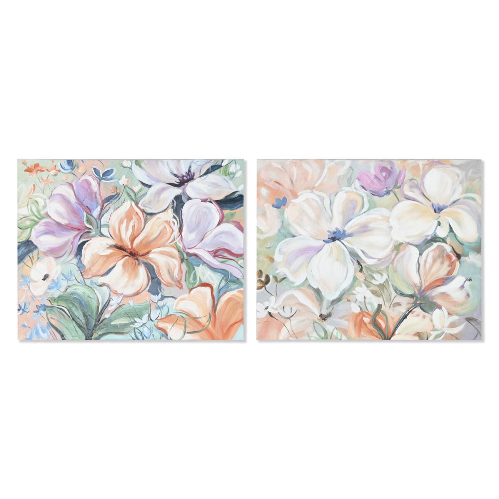 Bild Home ESPRIT Blomster Shabby Chic 100 x 3,7 x 80 cm (2 Stück)