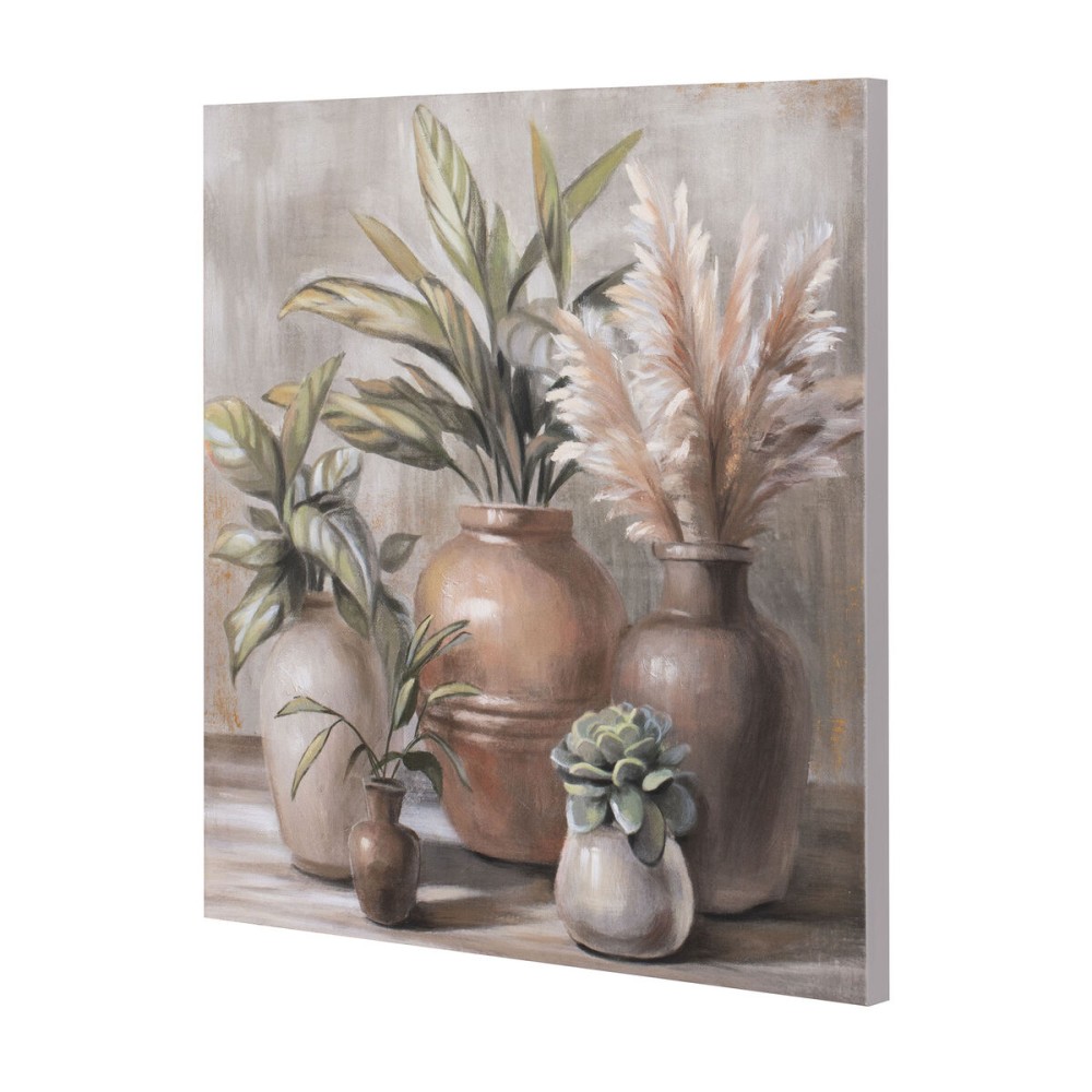 Cadre Home ESPRIT Vase Cottage 80 x 3,7 x 80 cm (2 Unités)