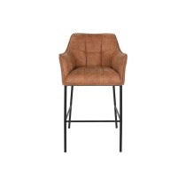 Stool DKD Home Decor Black Camel Metal 59 x 60 x 107 cm