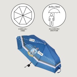 Foldable Umbrella Harry Potter Ravenclaw Blue 53 cm