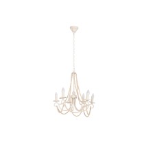 Suspension Home ESPRIT Blanc Marron Clair Bois Métal 25 W 60 x 53 x 55 cm