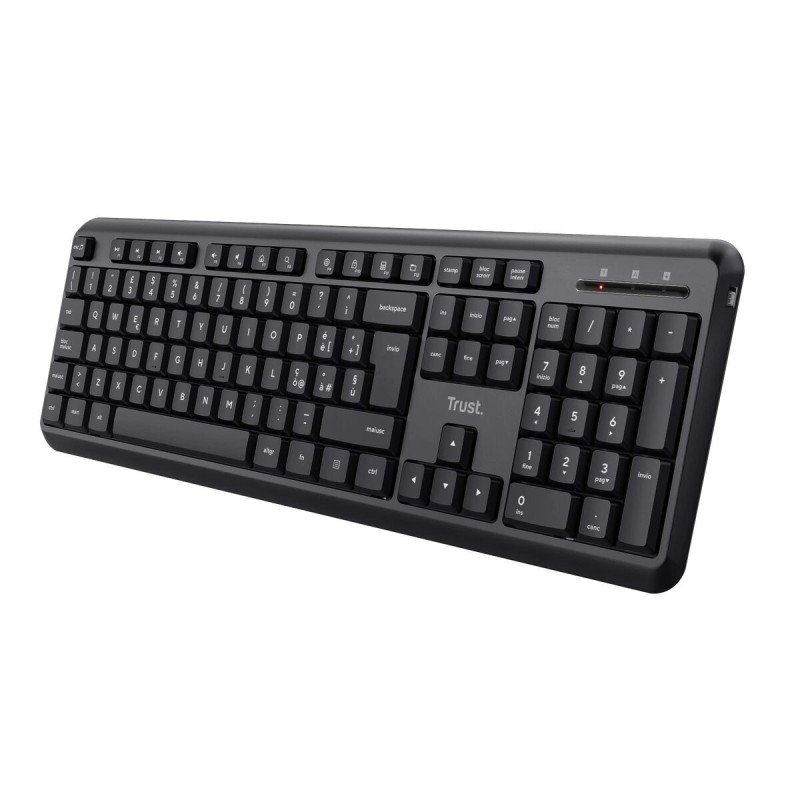 Clavier sans fil Trust 24333 Qwerty Italien Noir (Reconditionné A)