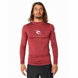 T-Shirt de Bain Rip Curl  Corps Rouge Marron Homme