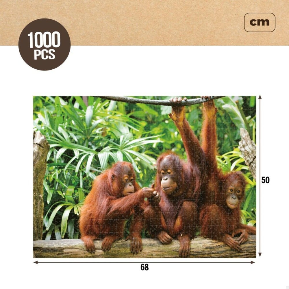 Puzzle Colorbaby Orangutan 6 Unités 68 x 50 x 0,1 cm