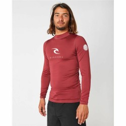 Bathing T-shirt Rip Curl  Corps Red Brown Men