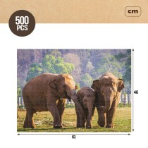 Puzzle Colorbaby Elephant 500 Pièces 6 Unités 61 x 46 x 0,1 cm