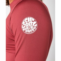 T-Shirt de Bain Rip Curl  Corps Rouge Marron Homme