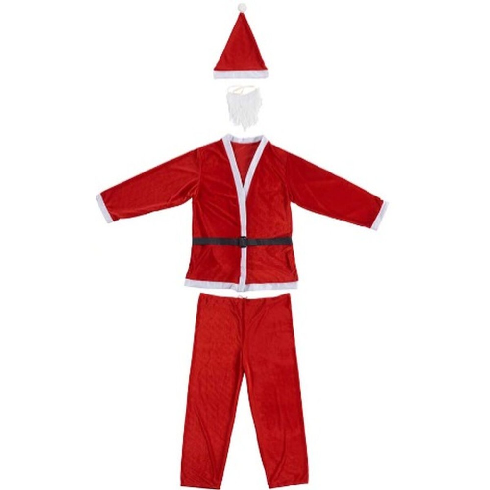 Déguisement pour Adultes Krist+ K1912284 Blanc Rouge Père Noël Taille unique (4 Unités)