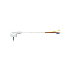 Câble d’Alimentation Solera 7000/2 Schuko 4,8 mm 250 V 16 A Blanc 3 x 1,5 mm 2 m