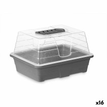 Greenhouse Ibergarden FYT108102 Grey Transparent Plastic 21,5 x 12,8 x 17,4 cm (16 Units)