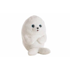 Jouet Peluche Phoque Blanc 18 cm