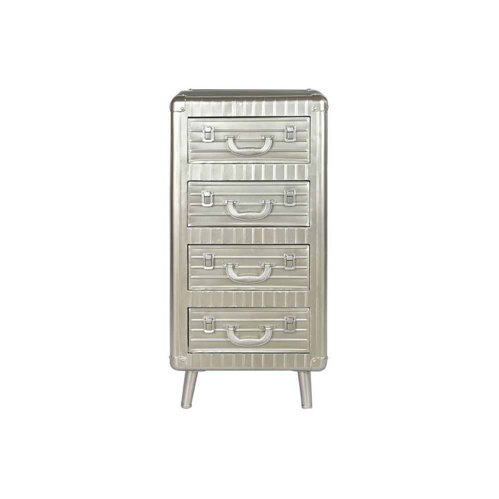 Chest of drawers Home ESPRIT Metal MDF Wood 46 x 39 x 96 cm