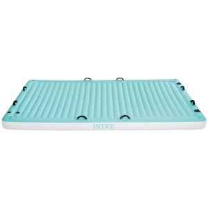 Inflatable Pool Float Intex Blanket White Turquoise 310 x 18 x 183 cm