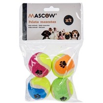 Hundespielzeug Ball Bunt Ø 4,5 cm Polyäthylen Polypropylen ABS (12 Stück)