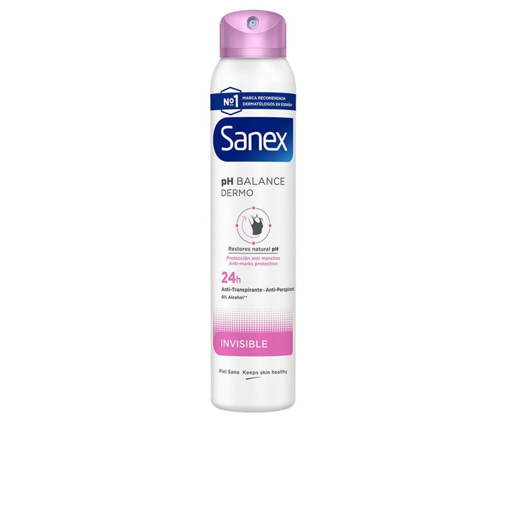 Spray déodorant Sanex Dermo Invisible 200 ml