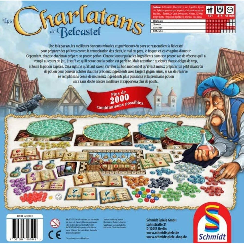 Jeu de société Schmidt Spiele Charlatans de Bescastel