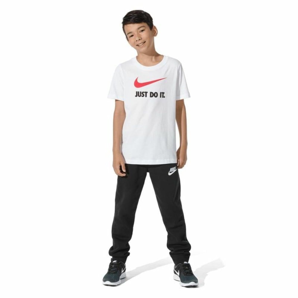 Child's Short Sleeve T-Shirt Nike Sportswear White