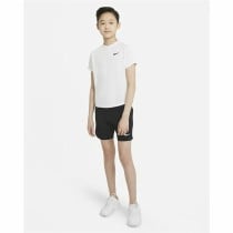 Child's Short Sleeve T-Shirt Nike Court Dri-FIT Victory White