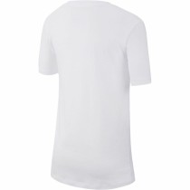 Child's Short Sleeve T-Shirt Nike Sportswear White