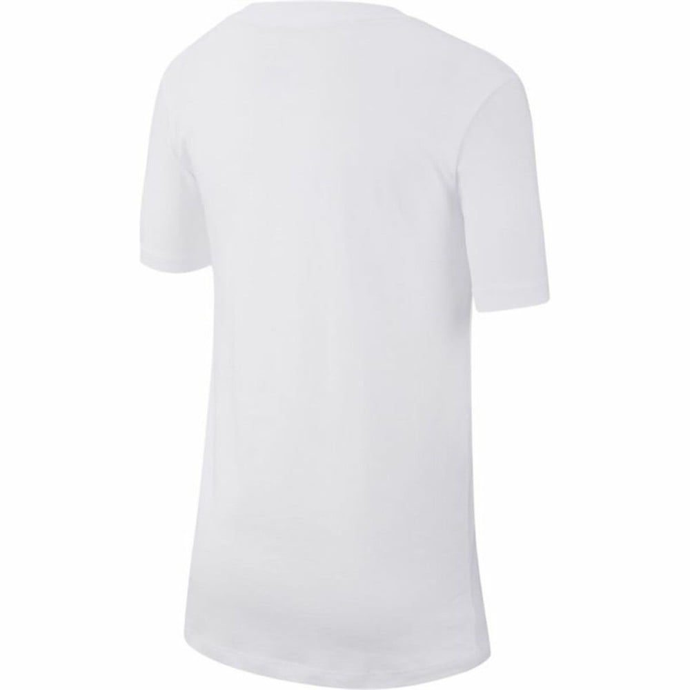 Child's Short Sleeve T-Shirt Nike Sportswear White