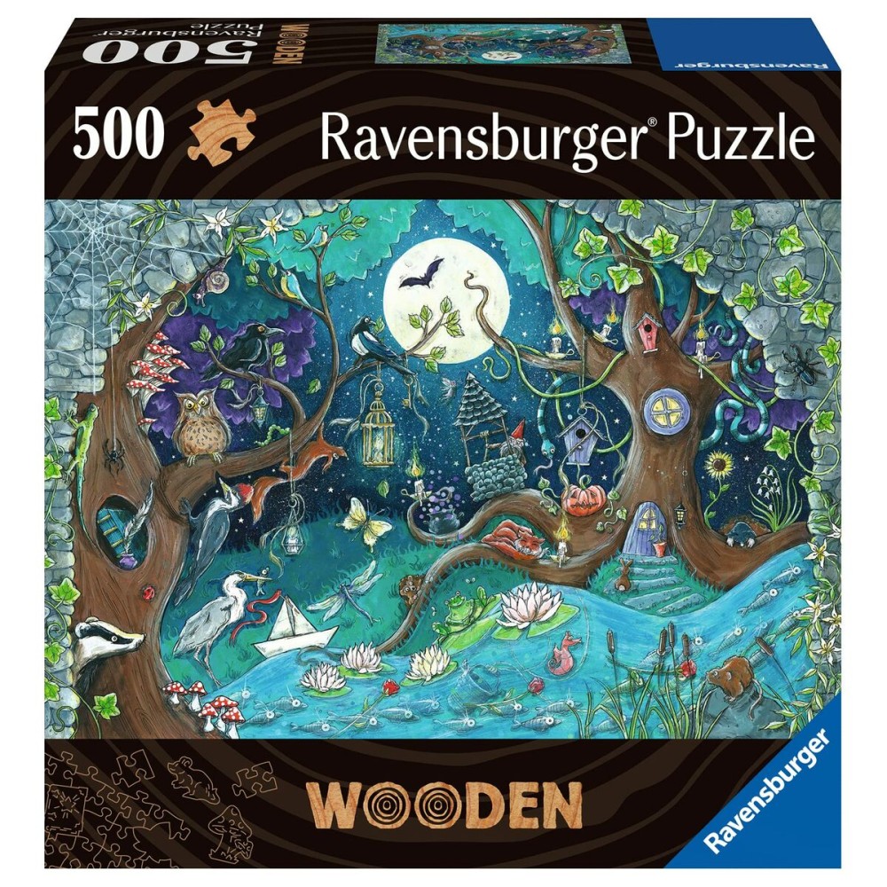 Puzzle Ravensburger 17516 Fantasy Forest Wood 500 Pieces