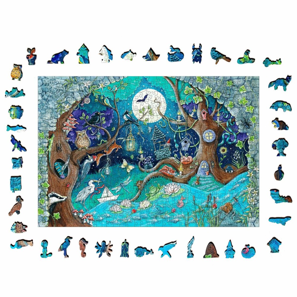 Puzzle Ravensburger 17516 Fantasy Forest Bois 500 Pièces