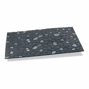 Doormat Hidalgo Grey Rubber 45 x 75 cm 75 x 45 cm Stone