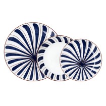 Assiettes Bidasoa Oceanika Bleu Céramique 18 Pièces