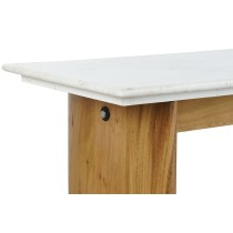 Console Home ESPRIT White Brown Marble Mango wood 120 x 38 x 77 cm