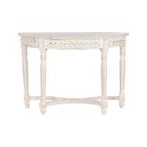 Console Home ESPRIT Blanc Bois de manguier 114,3 x 38,1 x 82 cm