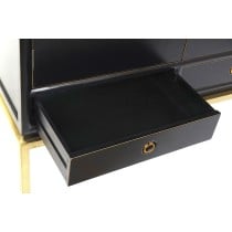 Cupboard DKD Home Decor Black Golden 120 x 50 x 175 cm