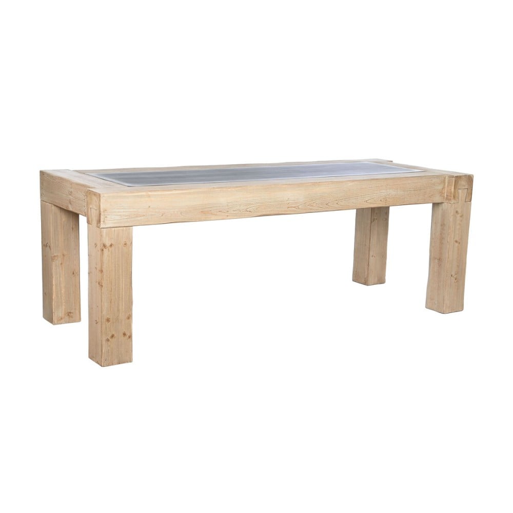 Table de Salle à Manger Home ESPRIT Naturel Sapin Bois MDF 220 x 90 x 76 cm