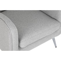 Fauteuil Home ESPRIT Gris Argenté 71 x 68 x 81 cm