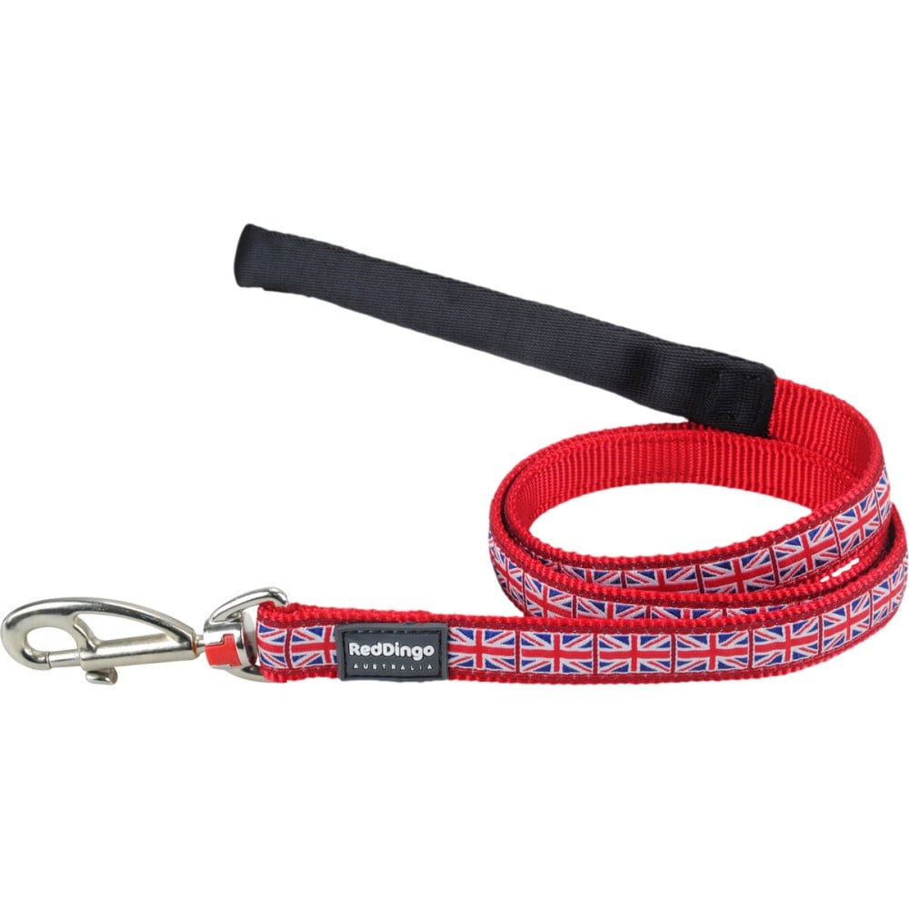 Dog Lead Red Dingo Union Jack 1,2 m Red 1.2 x 120 cm