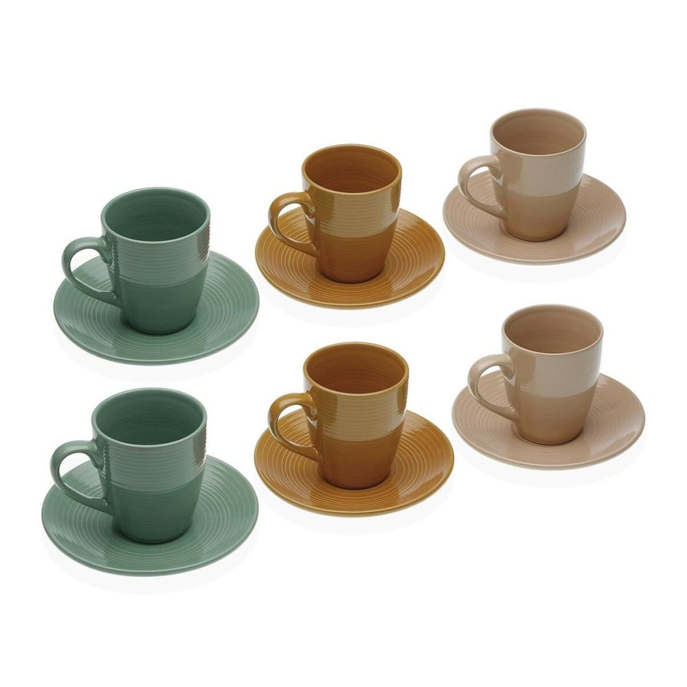 Set de 6 Tasses à Thé avec Soucoupe Versa Céramique