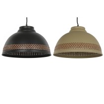 Ceiling Light DKD Home Decor Brown Black Cream Metal 50 W 39 x 39 x 22 cm (2 Units)