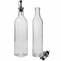 Öl- und Essig-Set Vivalto WJ6079-L Durchsichtig Glas Kristall 2 x 50 ml 5,7 x 29,5 x 5,7 cm (12 Stück)