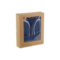 Peignoir de bain Home ESPRIT Bleu Femme