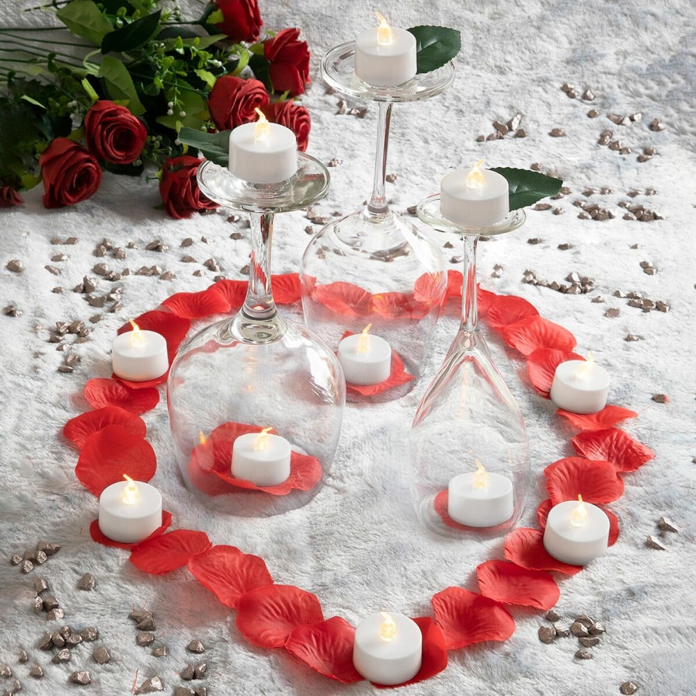 Set of LED Tealight Candles Romandle InnovaGoods 12 Units