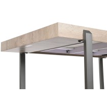 Esstisch Home ESPRIT Weiß Grau natürlich Metall 150 x 85 x 75 cm