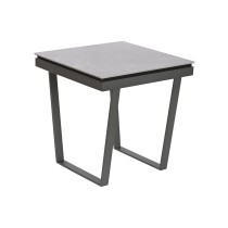 Table d'appoint Home ESPRIT Gris Métal 51 x 51 x 53 cm