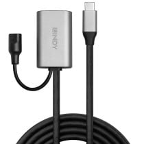 Câble USB-C LINDY 43270 5 m Noir Argenté