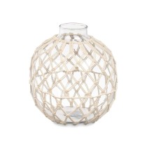 Decorative bauble White Transparent 21 x 23 cm (4 Units)